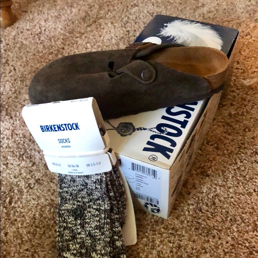 Brand New, With Box - Mocha Birkenstock Shoes